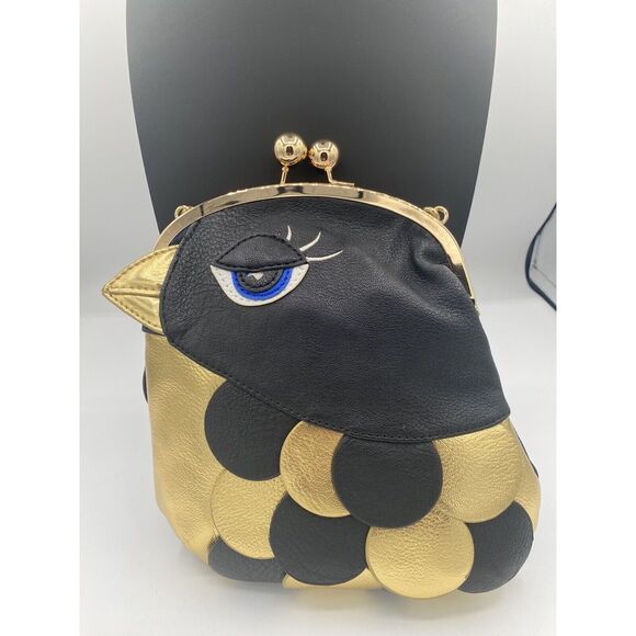 RARE Iris Apfel 9”x7” Crossbody RARA AVIS Purse/with Matching Crossbody Strap A+ - Picture 2 of 4